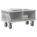 TV-bord Beton Grå 68,5 x 35 x 35 cm Konstrueret træ