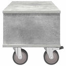 TV-bord Beton Grå 68,5 x 35 x 35 cm Konstrueret træ