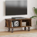 TV-bord Røget eg 68,5 x 35 x 35 cm Konstrueret træ