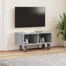 TV-bord Grå Sonoma 68,5 x 35 x 35 cm Konstrueret træ