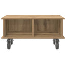 TV-bord Artisan Egetræ 68,5 x 35 x 35 cm Konstrueret træ