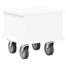 TV-bord Hvid 37 x 35 x 35 cm Konstrueret træ