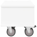 TV-bord Hvid 37 x 35 x 35 cm Konstrueret træ