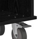 TV-bord Sort eg 37 x 35 x 35 cm Konstrueret træ
