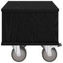 TV-bord Sort eg 37 x 35 x 35 cm Konstrueret træ
