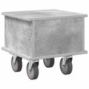TV-bord Beton Grå 37 x 35 x 35 cm Konstrueret træ