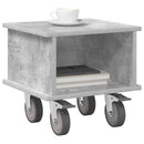 TV-bord Beton Grå 37 x 35 x 35 cm Konstrueret træ