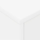 Sengebord 2 pcs Hvid 40,5 x 40 x 48 cm Konstrueret træ
