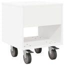 Sengebord 2 pcs Hvid 40,5 x 40 x 48 cm Konstrueret træ