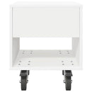 Sengebord 2 pcs Hvid 40,5 x 40 x 48 cm Konstrueret træ