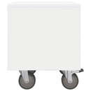 Sengebord 2 pcs Hvid 40,5 x 40 x 48 cm Konstrueret træ