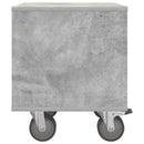 Sengebord Beton Grå 40,5 x 40 x 48 cm Konstrueret træ