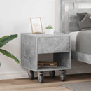 Sengebord 2 pcs Beton Grå 40,5 x 40 x 48 cm Konstrueret træ