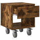 Sengebord Røget eg 40,5 x 40 x 48 cm Konstrueret træ