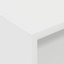 Pladeskab Hvid 78,5 x 35 x 45 cm Konstrueret træ