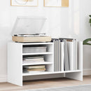 Pladeskab Hvid 78,5 x 35 x 45 cm Konstrueret træ