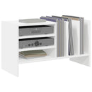 Pladeskab Hvid 78,5 x 35 x 45 cm Konstrueret træ