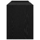 Pladeskab Sort eg 78,5 x 35 x 45 cm Konstrueret træ