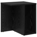 Endebord Sort eg 37 x 32 x 40 cm Konstrueret træ