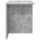 Endebord Beton Grå 37 x 32 x 40 cm Konstrueret træ