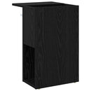 Endebord Sort eg 35 x 40 x 55 cm Konstrueret træ
