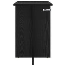Endebord Sort eg 35 x 40 x 55 cm Konstrueret træ