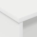 Sengebord 2 pcs Hvid 40 x 31 x 15 cm Konstrueret træ