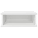 Sengebord 2 stk. Hvid 40 x 31 x 15 cm Konstrueret træ