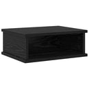 Sengebord 2 pcs Sort eg 40 x 31 x 15 cm Konstrueret træ