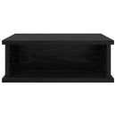 Sengebord 2 stk. Sort eg 40 x 31 x 15 cm Konstrueret træ