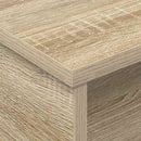 Sengebord 2 pcs Sonoma eg 40 x 31 x 15 cm Konstrueret træ