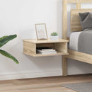 Sengebord 2 pcs Sonoma eg 40 x 31 x 15 cm Konstrueret træ