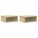 Sengebord 2 stk. Sonoma eg 40 x 31 x 15 cm Konstrueret træ