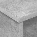 Sengebord 2 stk. Beton Grå 40 x 31 x 15 cm Konstrueret træ
