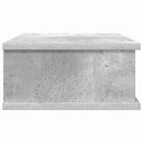 Sengebord 2 stk. Beton Grå 40 x 31 x 15 cm Konstrueret træ