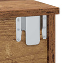 Sengebord Gammelt træ 40 x 31 x 15 cm Konstrueret træ