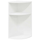 Endebord Hvid 29,6 x 29,6 x 60 cm Konstrueret træ