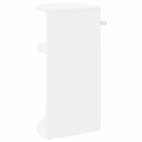Endebord Hvid 29,6 x 29,6 x 60 cm Konstrueret træ