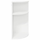 Endebord Hvid 29,6 x 29,6 x 60 cm Konstrueret træ