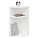 Endebord Hvid 29,6 x 29,6 x 60 cm Konstrueret træ