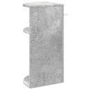 Endebord Beton Grå 29,6 x 29,6 x 60 cm Konstrueret træ