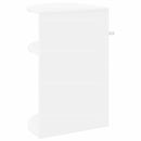 Endebord Hvid 39,7 x 39,7 x 60 cm Konstrueret træ