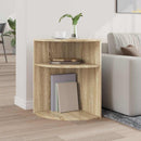 Endebord Sonoma eg 39,7 x 39,7 x 60 cm Konstrueret træ