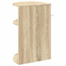 Endebord Sonoma eg 39,7 x 39,7 x 60 cm Konstrueret træ