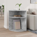 Endebord Beton Grå 39,7 x 39,7 x 60 cm Konstrueret træ
