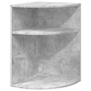 Endebord Beton Grå 39,7 x 39,7 x 60 cm Konstrueret træ