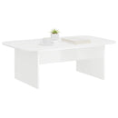Sofabord Hvid 93 x 53 x 33 cm Konstrueret træ
