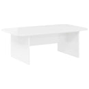 Sofabord Høj gloss hvid 93 x 53 x 33 cm Konstrueret træ