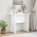Konsolbord Høj gloss hvid 93 x 40 x 75 cm Konstrueret træ