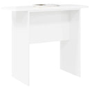Konsolbord Høj gloss hvid 93 x 40 x 75 cm Konstrueret træ